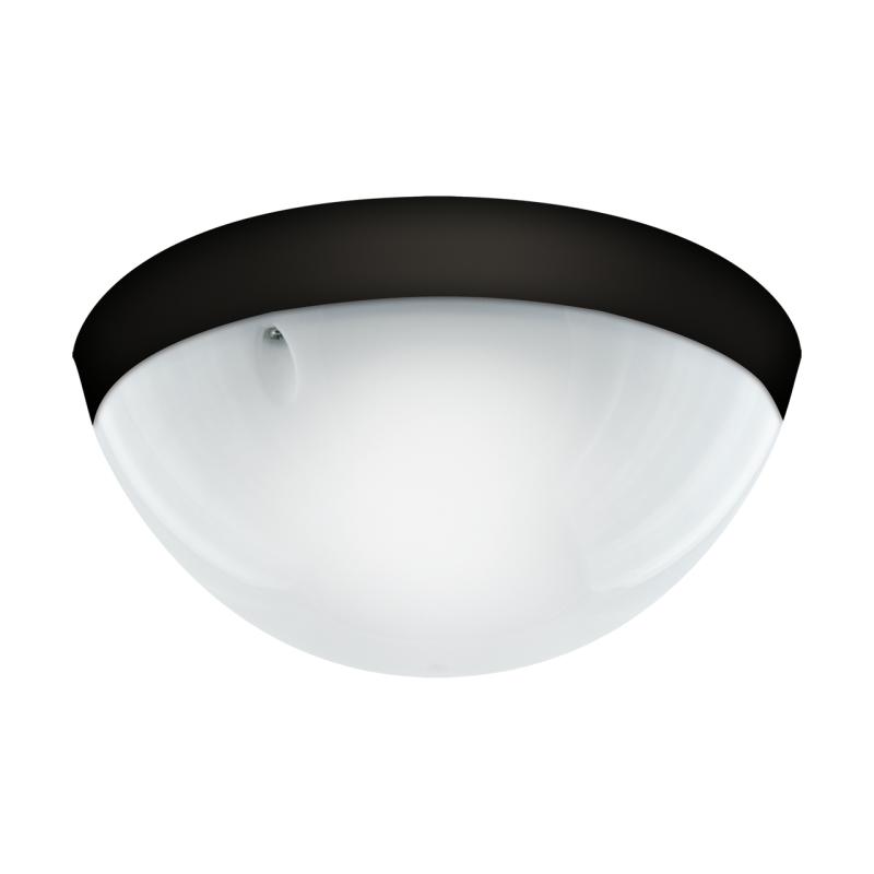 Plafoniera hermetyczna z czujnikiem ruchu AQUA DOLUNAY S IP65 czarna