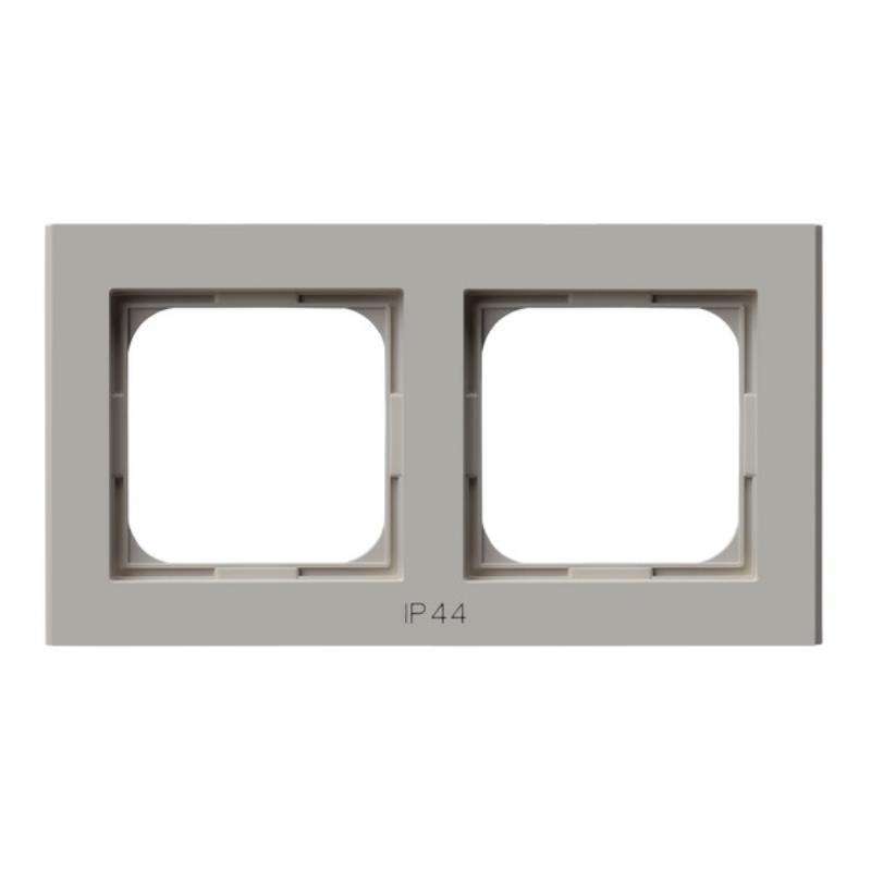 Ospel Sonata kaszmir - ramka IP44 RH-2R/82