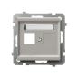 Ospel Sonata kaszmir - obudowa gniazda pojedynczego typu Keystone prosta GPK-1R/p/82