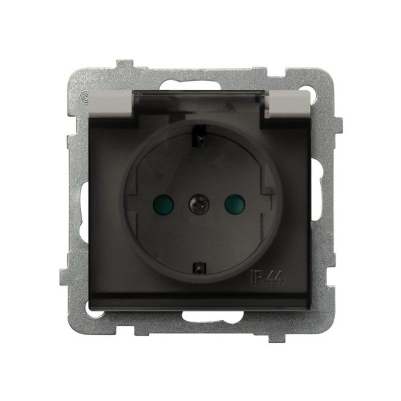 Ospel Sonata kaszmir - gniazdo bryzgoszczelne  SCHUKO GPH-1RS/m/82/d