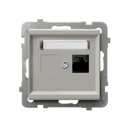 Ospel Sonata kaszmir - gniazdo komputerowe kat.5e GPK-1R/K/m/82