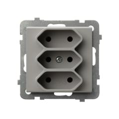 Ospel Sonata kaszmir - gniazdo potrójne GP-3R/m/82