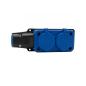 Gniazdo gumowe, listwa 2x230V 16A IP54 niebieskia