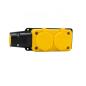 Gniazdo gumowe, listwa 2x230V 16A IP54 żółta