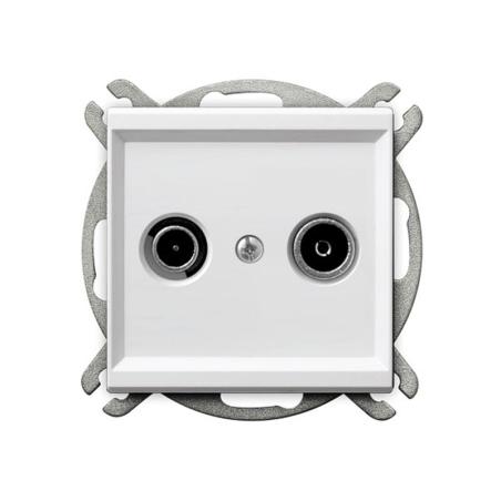 Ospel Sonata biały mat - gniazdo RTV końcowe GPA-RK/m/75