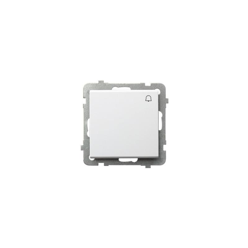 Ospel Sonata biały mat - łącznik dzwonkowy ŁP-6R/m/75