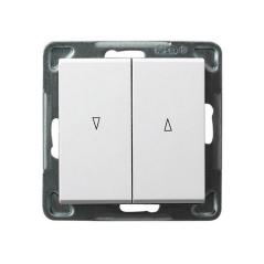 Ospel Sonata biały mat - łącznik żaluzyjny stabilny ŁP-7RB/m/75