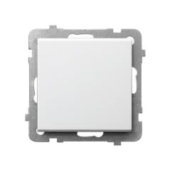 Ospel Sonata biały mat - łącznik jednobiegunowy ŁP-1R/m/75