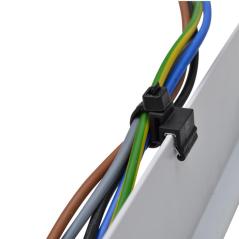 Opaska kablowa z klipsem do paneli PV 4.8x200mm CSKT