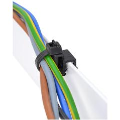 Opaska kablowa z klipsem do paneli PV 4.8x200mm CSKT