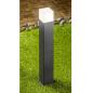 Lampa ogrodowa stojąca słupek LARGO 80 E27 IP44 grafit
