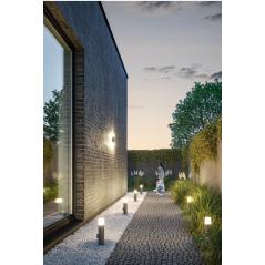 Lampa ogrodowa stojąca z gniazdem CORTA-P 40 E27 IP44 grafit