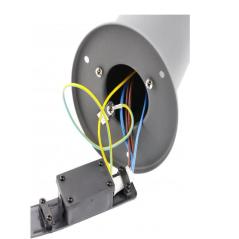 Lampa ogrodowa stojąca z gniazdem CORTA-P 80 E27 IP44 grafit