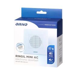 Dzwonek RINGIL MINI OR-DP-MR-160/W biały Orno
