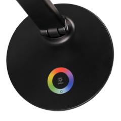 Lampka biurkowa NEPTUN LED 4000K+RGB czarna Goldlux