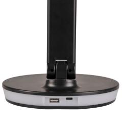 Lampka biurkowa NEPTUN LED 4000K+RGB czarna Goldlux