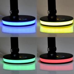 Lampka biurkowa NEPTUN LED 4000K+RGB czarna Goldlux