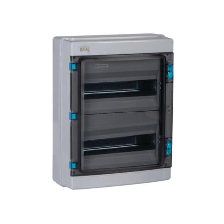 Rozdzielnica natynkowa KDB IP65 S26T Ideal 2x13