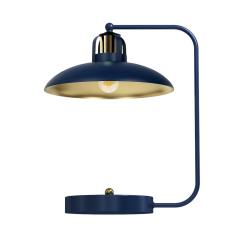 Lampka biurkowa FELIX NAVY BLUE/złota 1xE27