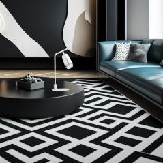 Lampa gabinetowa, biurkowa FLOWER biała CHROME 1xGU10