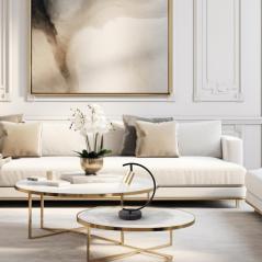 Lampa biurkowa Ricky złota 1xGU10