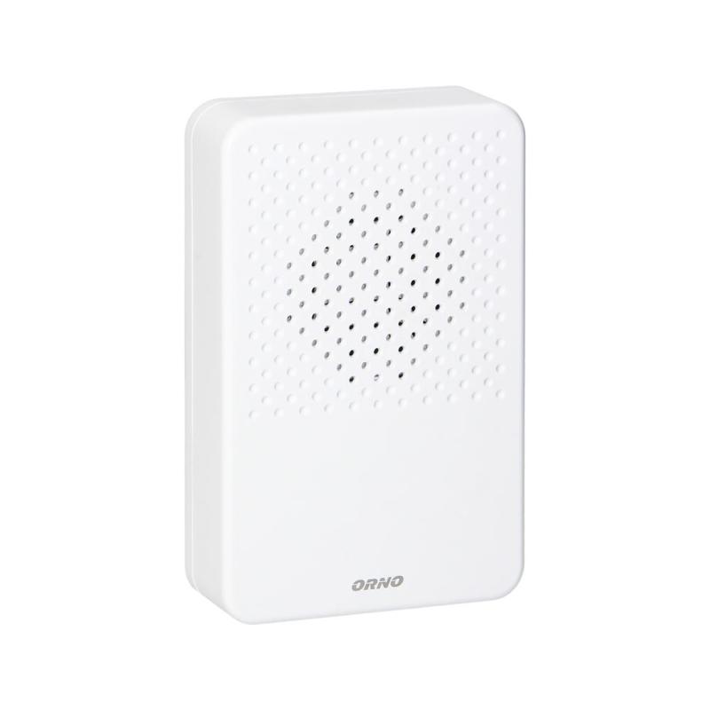 Dzwonek jednotonowy LARK MAXI OR-DP-MR-161/PW śnieżno biały