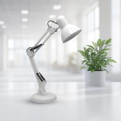 Lampka biurkowa NEXA biała 1xE27
