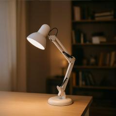 Lampka biurkowa NEXA biała 1xE27