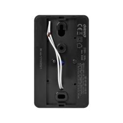 Dzwonek elektromechaniczny dwutonowy BREVIS MINI 230V czarny OR-DP-MR-148/B Orno