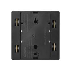 Dzwonek elektromechaniczny dwutonowy QUARTO 230V czarny OR-DP-MR-149/B Orno