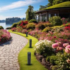 Słupek solarny, wbijany Mike 3000K IP44