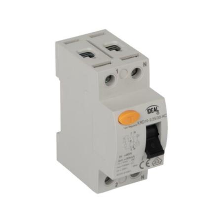 Wyłącznik różnicowoprądowy KRD10 2P 25A AC 30mA Ideal