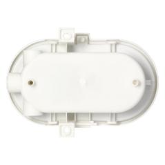 SOTOA, oprawa oświetleniowa, E27, max. 15W, IP54, klosz szklany, osłona plastikowa, biała