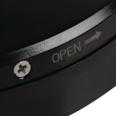 Czujnik ruchu sufitowy PIR ZONA MINI WT-B/B czarny