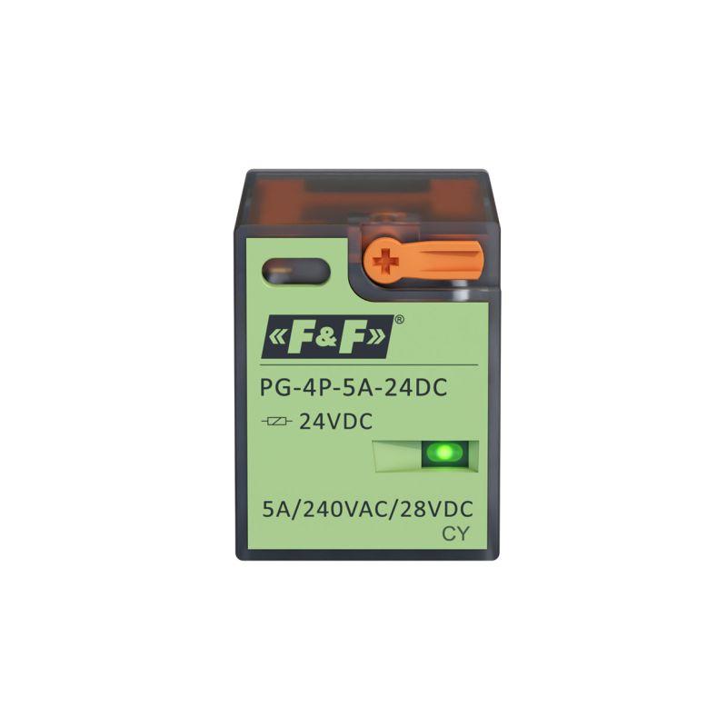 Przekaźnik interfejsowy PG 4P 5A 24V DC