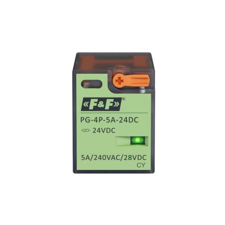Przekaźnik interfejsowy PG 4P 5A 24V DC