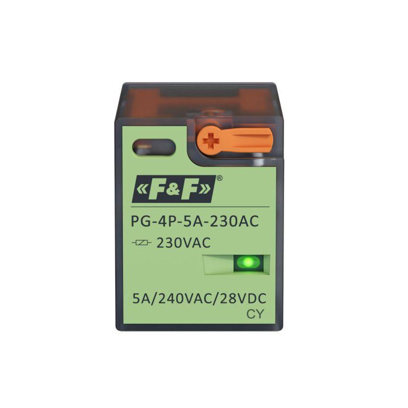 Przekaźnik interfejsowy PG 4P 5A 230V AC