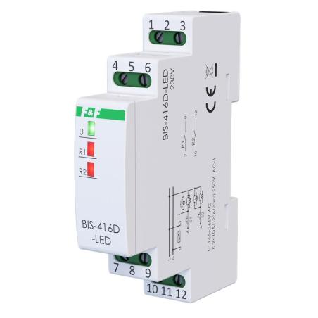 Przekaźnik bistabilny BIS-416D-LED