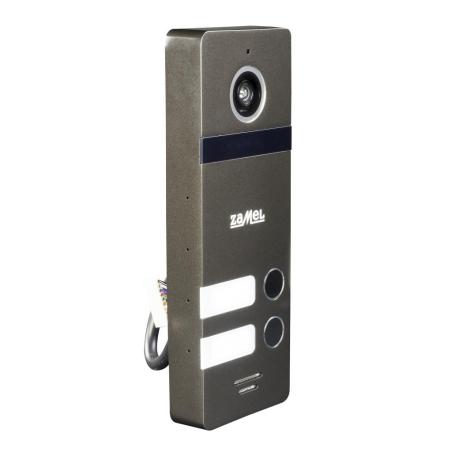 Panel zewnętrzny dwurodzinny czarny VO-802B