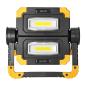 GEMINIX LED 2x10W, podwójny naświetlacz roboczy, przenośny z akumulatorem, 1200lm, IP44, 4000K, 5000mAh