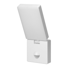 ENID LED 10W, oprawa ogrodowa z czujnikiem ruchu PIR, 800lm, IP65, 4000K, biała