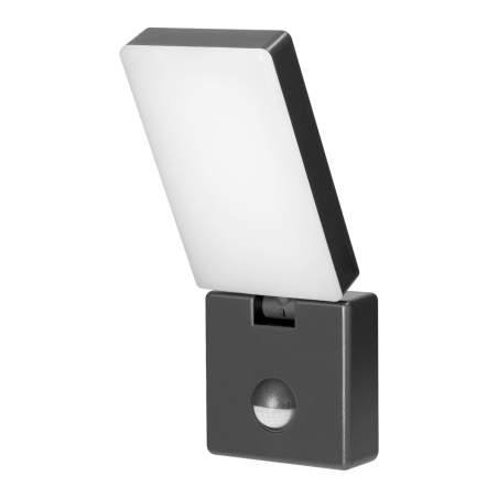 ENID LED 10W, oprawa ogrodowa z czujnikiem ruchu PIR, 800lm, IP65, 4000K, szara