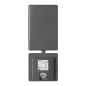 ENID LED 10W, oprawa ogrodowa z czujnikiem ruchu PIR, 800lm, IP65, 4000K, szara