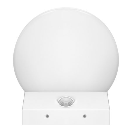 ASPEN LED 15W, oprawa ogrodowa z czujnikiem ruchu PIR, 1300lm, IP65, 4000K, biała