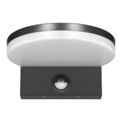 ASPEN LED 15W, oprawa ogrodowa z czujnikiem ruchu PIR, 1300lm, IP65, 4000K, czarna