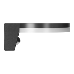 ASPEN LED 15W, oprawa ogrodowa z czujnikiem ruchu PIR, 1300lm, IP65, 4000K, czarna