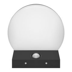 ASPEN LED 15W, oprawa ogrodowa z czujnikiem ruchu PIR, 1300lm, IP65, 4000K, czarna