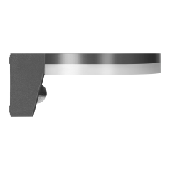ASPEN LED 15W, oprawa ogrodowa z czujnikiem ruchu PIR, 1300lm, IP65, 4000K, szara