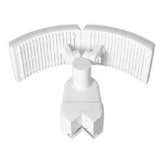 TOS DUO LED 2x20W podwójny naświetlacz ogrodowy, 2x1600lm, IP65, 4000K, PC, biała