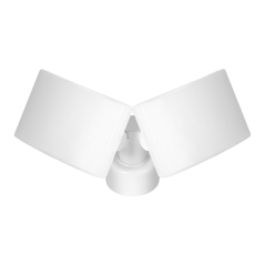 TOS DUO LED 2x20W podwójny naświetlacz ogrodowy, 2x1600lm, IP65, 4000K, PC, biała